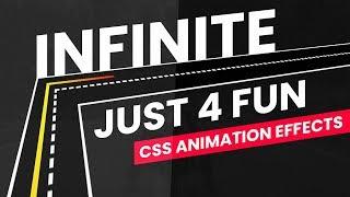 Infinite | Drone Camera View | Pure CSS Animation Effects