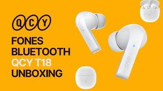 Headset QCY T18 Fones de Ouvido Sem Fio Unboxing Bluetooth 5 2