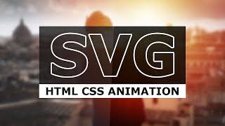 SVG Stroke Animation With CSS | SVG Text