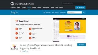 How To Use Coming Soon, Maintenance & Landing Pages by SeedProd WordPress Plugin?