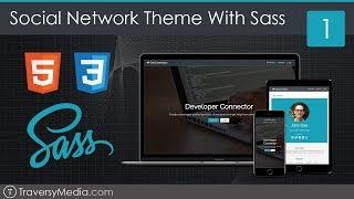Social Network Theme With Sass - Part 1