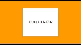 Text Center Inside a Div Block