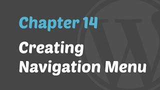 WordPress 101 - Creating Navigation Menu