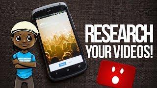 Researching YouTube Video Ideas and YouTube Keywords with Twitter!