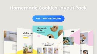 Get a FREE Homemade Cookies Layout Pack for Divi