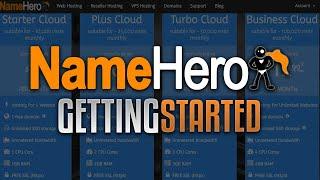 How To Get Started With NameHero - High Speed Cloud Web Hosting