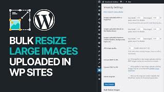 How To Bulk Resize Large Images Uploaded In WordPress Website For Free?