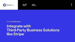 Third Party Integrations Webinar - Stripe | Corvid by Wix