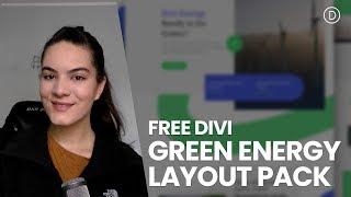 Get a FREE Green Energy Layout Pack