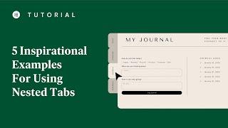 5 Inspirational Examples For Using Nested Tabs [Advanced]