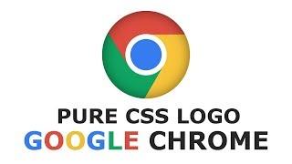 How To Create Google Chrome Logo in HTML and CSS - Pure CSS Logo - Tutorial
