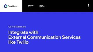 Third Party Integrations Webinar Twilio | Corvid by Wix
