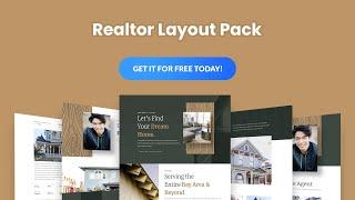 Get a FREE Realtor Layout Pack for Divi
