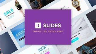 Elementor Slides Sneak Peek: The Fastest Way to Create Slides