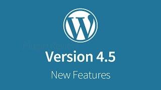 WordPress 4.5 "Coleman" - New Features Montage