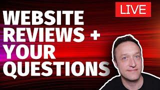 SITE REVIEWS + Q&A + WP EAGLER CHAT [LIVE]