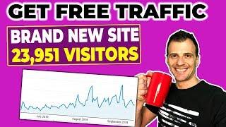 How To Get Free Website Traffic (23,951 Pageviews)