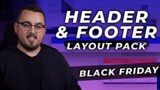 Get the Exclusive FREE Black Friday Header & Footer Layout Pack