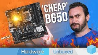 Cheapest AMD B650 Boards Tested, VRM Thermals: 100c+ Temps