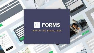 Elementor Forms Sneak Peek: Design Forms Visually and Intuitively