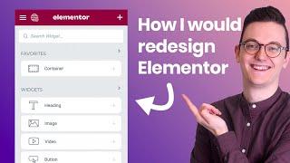 20 ideas to improve Elementor's UI