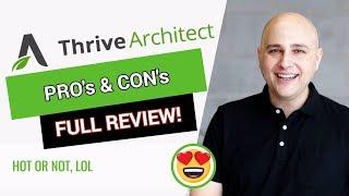 Thrive Architect Review - Pros & Cons - WordPress Page Builder From Thrive Themes