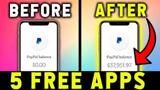 5 Apps That Pay You FREE PayPal Money SAME DAY! (Money Making Apps 2020)