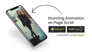 Stunning Animation on Page Scroll using GSAP's ScrollTrigger