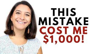 The Stupid Mistake That Cost Me $1k as a Blogging Business Owner