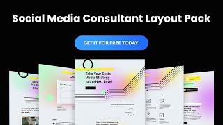 Get a FREE Social Media Consultant Layout Pack for Divi