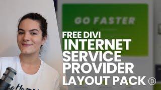 Get a FREE Internet Service Provider Layout Pack for Divi
