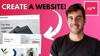 Create a Website With Zyro! Complete Tutorial - How Good is It? Come Find Out