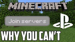 Why You Can't Play Servers On Minecraft Ps4