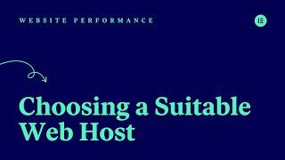 [04] Choosing a Suitable Web Host