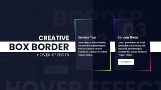 CSS Skewed Border | Creative Box Border Hover Effects | Html CSS
