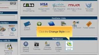 How to change the look and feel of your cPanel