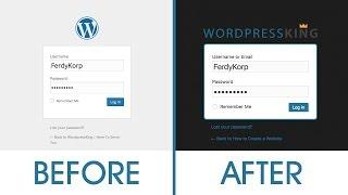 Customize your Wordpress login page