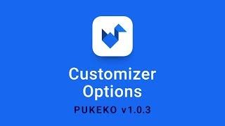 Customizer Settings - Pukeko WordPress Theme