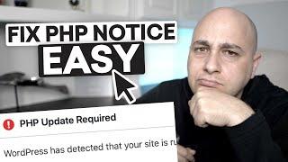 How To Upgrade PHP To Remove PHP Update Required Notice In WordPress