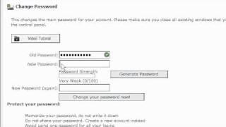 How to change your HostGator cPanel password