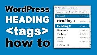 WordPress Heading Tags: How to Use Them For SEO And Readability