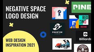 Negative Space Logo Design | Web Design Inspiration 2021