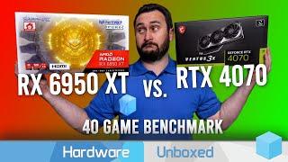 Radeon RX 6950 XT or GeForce RTX 4070, Which $600~ GPU Should You Buy?