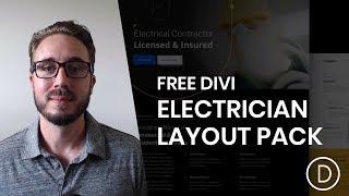 Get a FREE Electrician Layout Pack for Divi