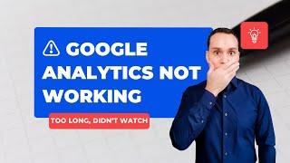 ️ Google Analytics Not Working #shorts