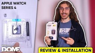 Whitestone Dome Glass Apple Watch Series 4 Tempered Screen Protector Review & Installation Guide