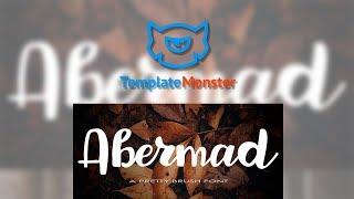 Abermad - Brush Font #65914