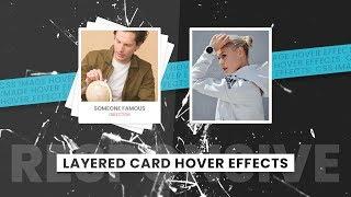 CSS Layerd Card Hover Effects | Html CSS Responsive Design