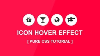 how to create css Icon Hover Effect - Font Awesome icon - Plz SUBSCRIBE Us For Daily Videos