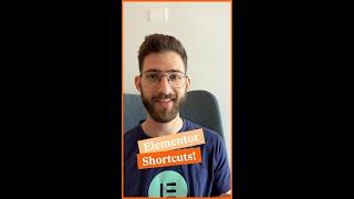 Useful Elementor #Shortcuts  - Part 1! #Shorts